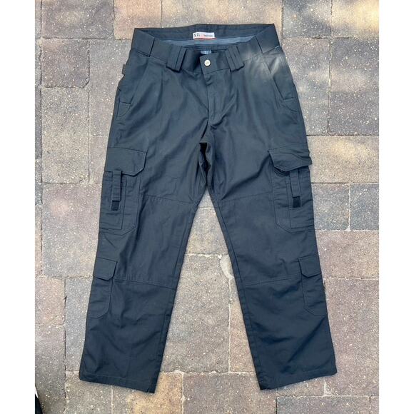 Women's 5.11 Tactical black utility cargo pant size 14x30.5 - Picture 2 of 4